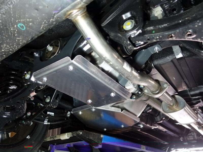 Защита бака ТСС алюминий 4 мм для Hyundai ix35/Kia Sportage 2010-2015