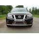 Защита переднего бампера 60 мм ТСС для Nissan Terrano 2014-2021