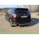 Защита задняя короткие уголки 60 мм ТСС для Subaru Forester SJ 2013-2016