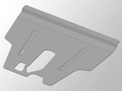 Защита картера ТСС для 4х4 алюминий 4 мм для Jeep Renegade 2015-2021